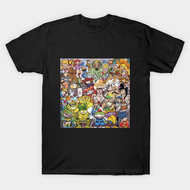 The B-Team Video Game Legends T-Shirt by JENNEX